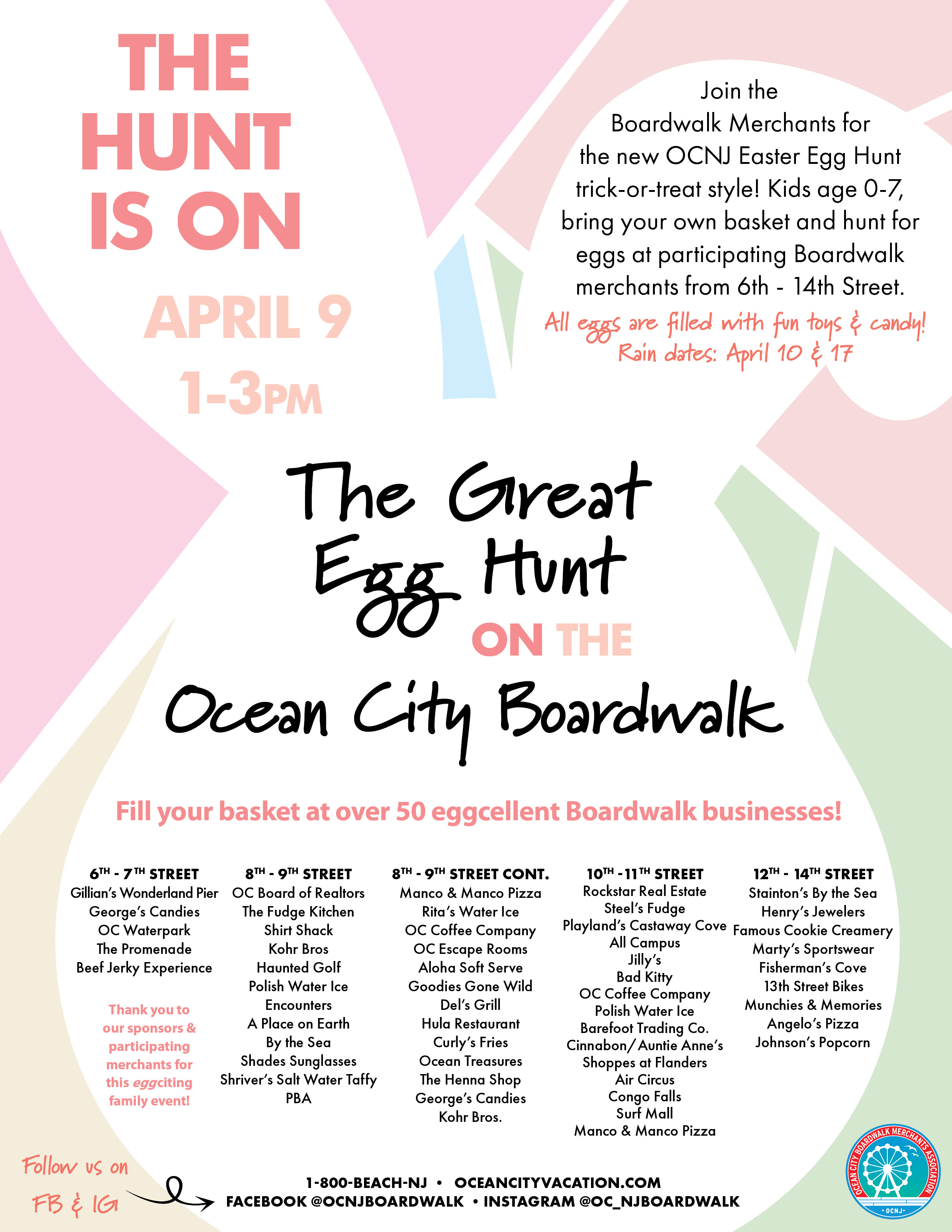 Ocean city easter egg hunt 2023